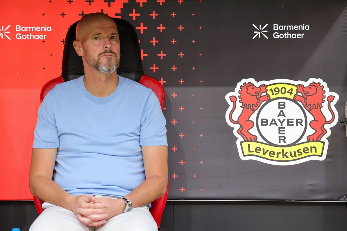 Erik ten Hag - trener Bayeru Leverkusen