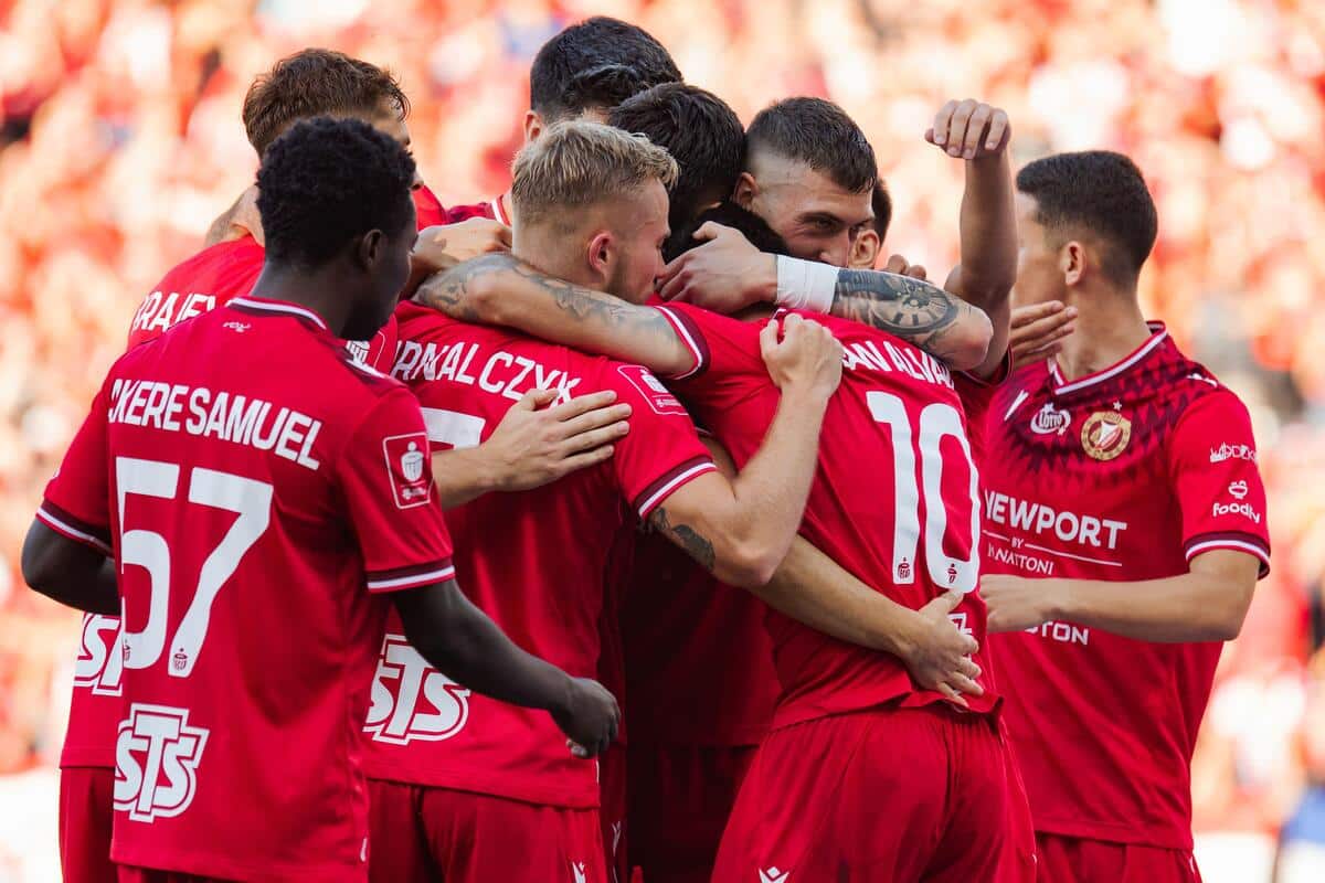 Piłkarze Widzewa Łódź