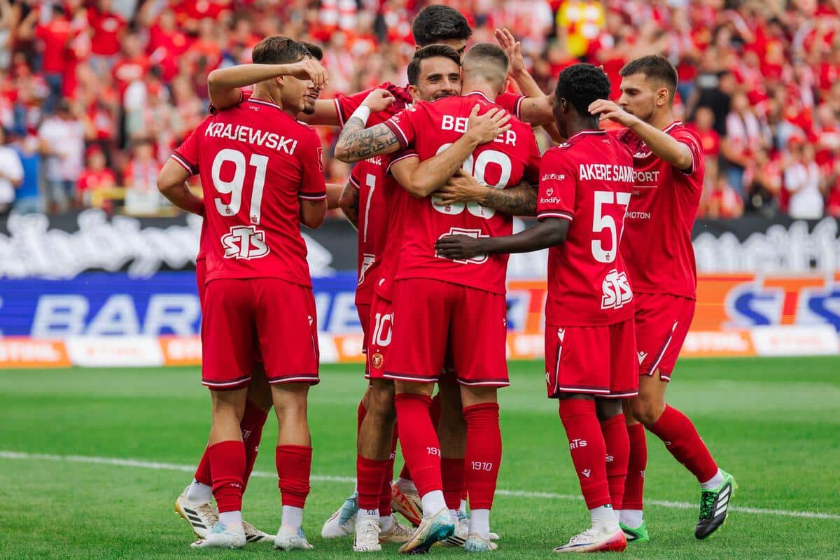 Piłkarze Widzewa Łódź