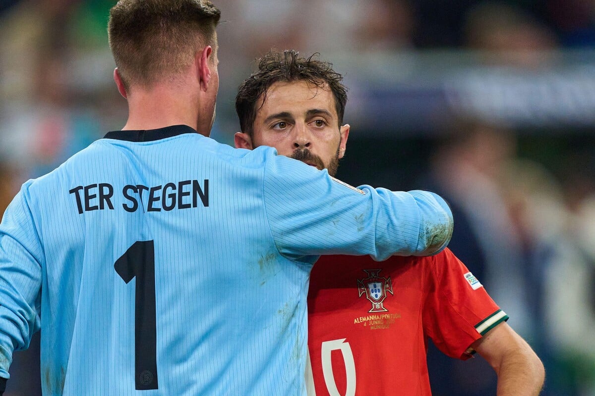 Marc-Andre ter Stegen i Bernardo Silva