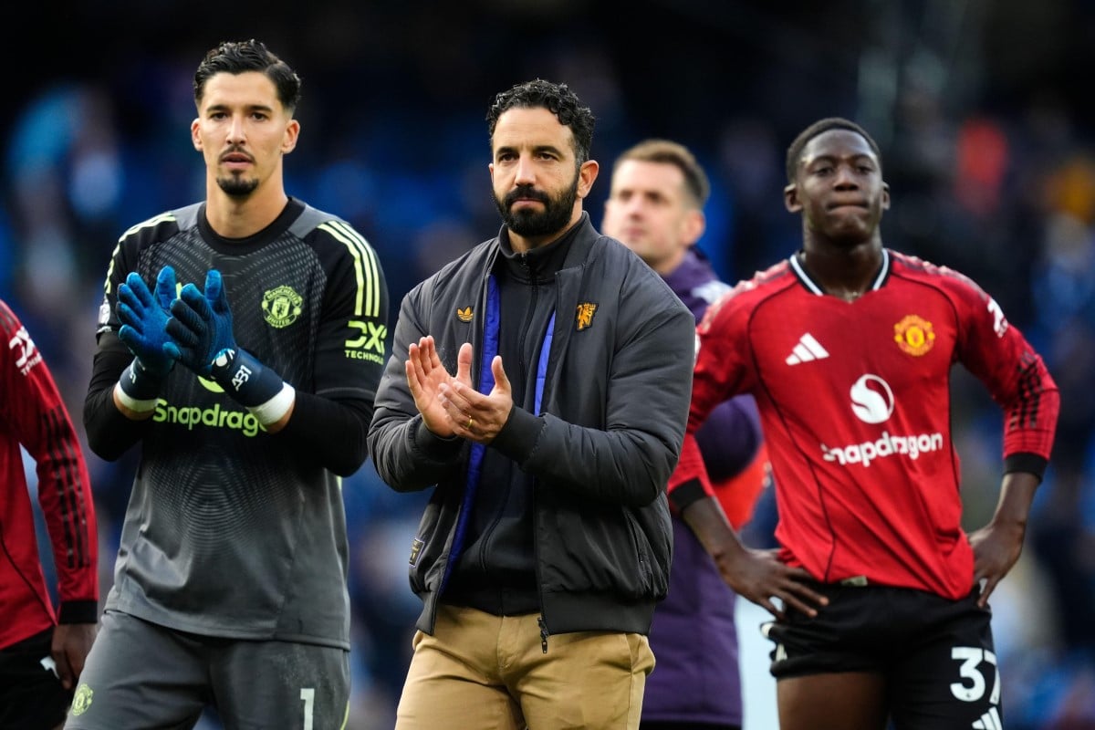 Piłkarze Manchesteru United i Ruben Amorim