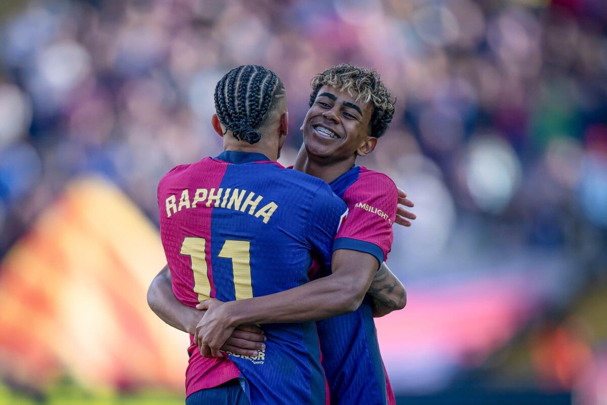 Raphinha i Lamine Yamal