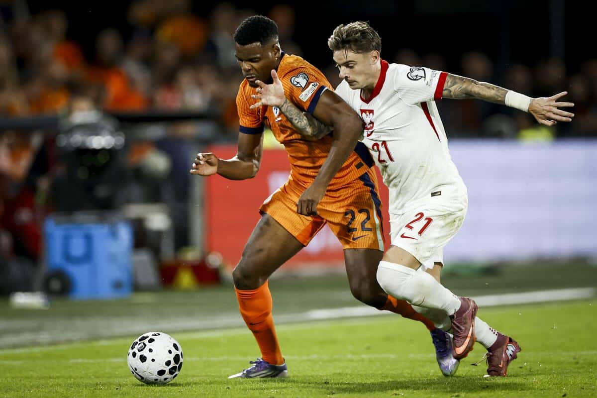 Denzel Dumfries i Nicola Zalewski