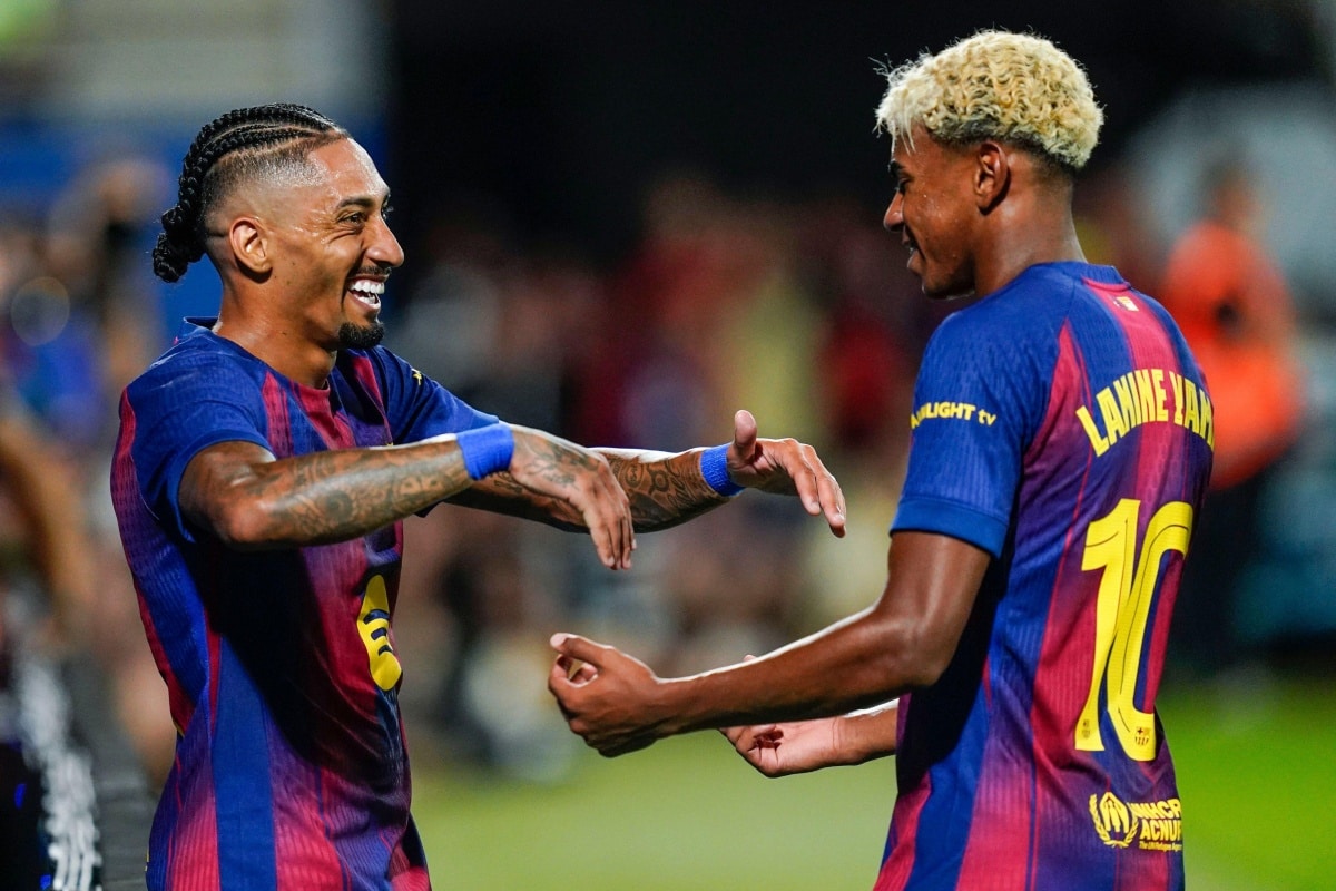 Raphinha i Lamine Yamal