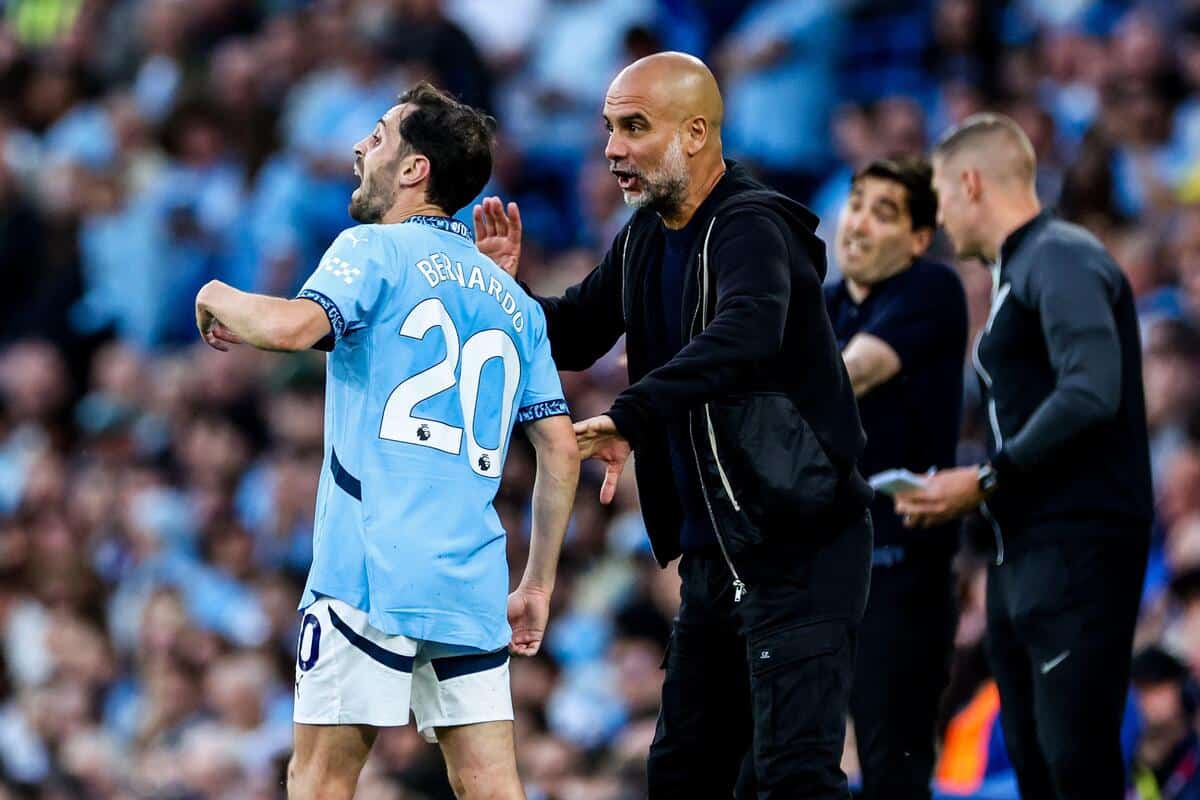 Bernardo Silva i Pep Guardiola