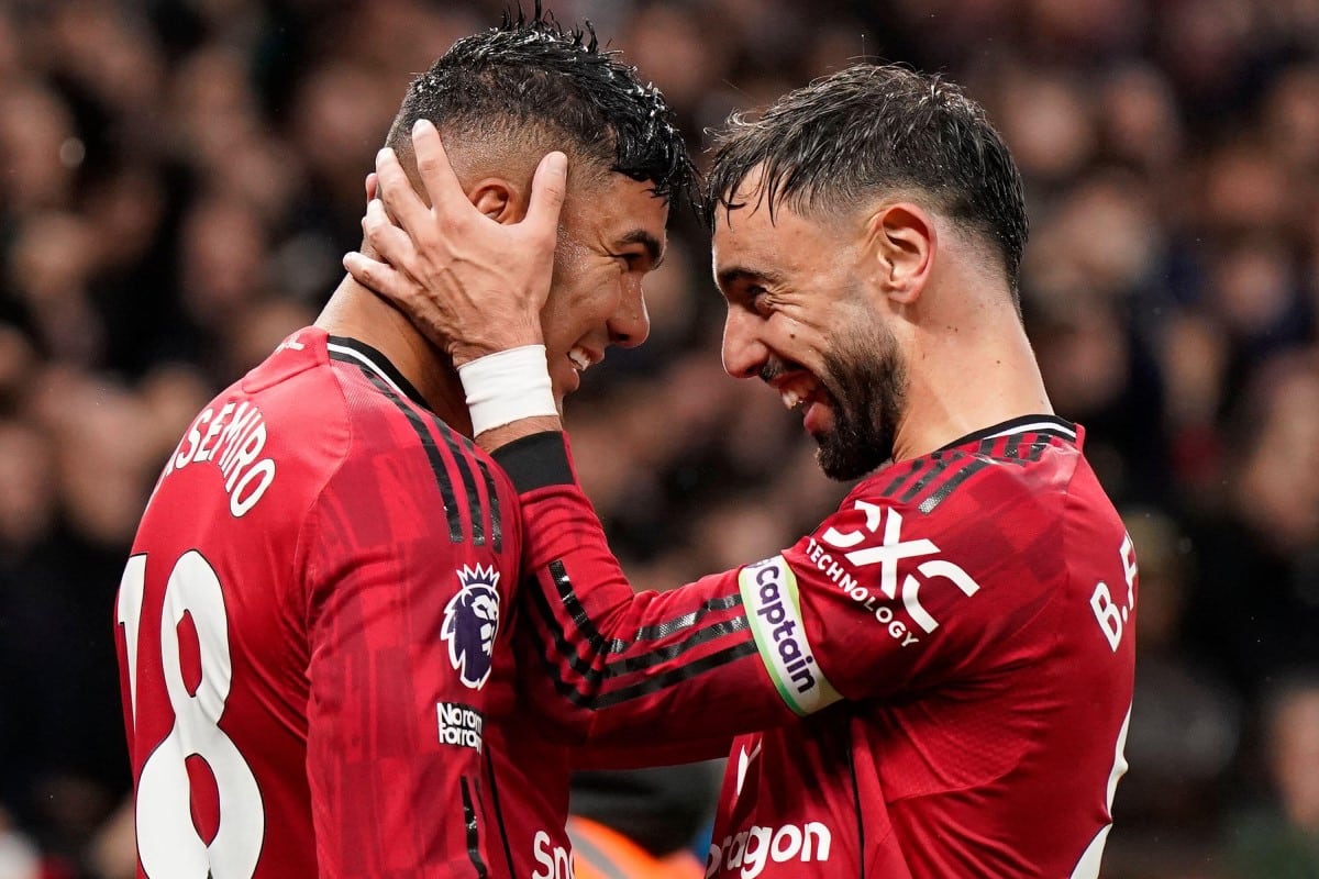 Casemiro oraz Bruno Fernandes