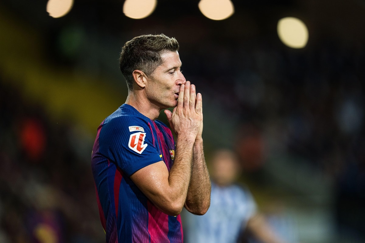 Robert Lewandowski (FC Barcelona - Real Sociedad)